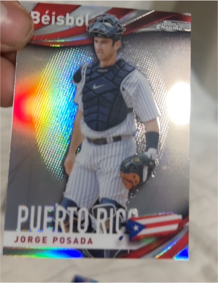 2021 Topps Chrome Beisbol #B-9 Jorge Posada — front