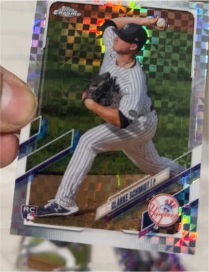 2021 Topps Chrome #115 Clarke Schmidt — front