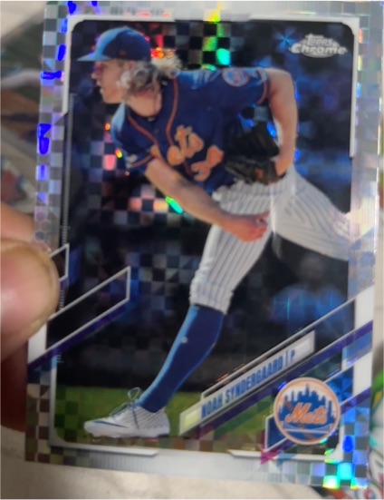 2021 Topps Chrome #35 Noah Syndergaard — front