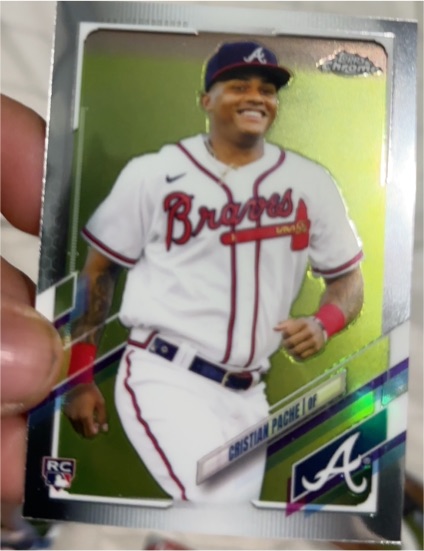 2021 Topps Chrome #178 Cristian Pache — front