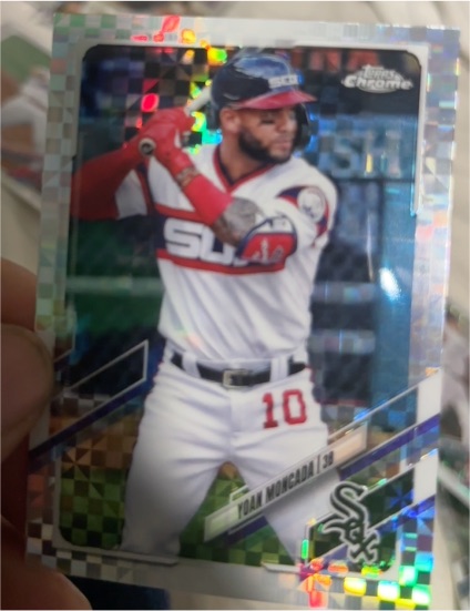 2021 Topps Chrome #186 Yoan Moncada — front