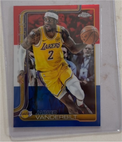 2025-26 Topps Chrome #154 Jarred Vanderbilt — front