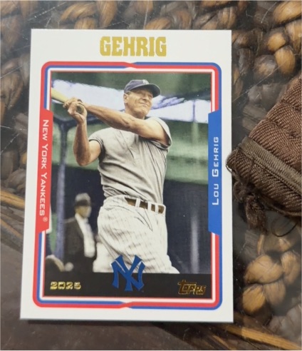 2025 Topps Archives #226 Lou Gehrig — front