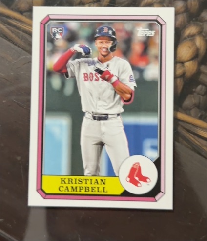 2025 Topps Archives #87BB-13 Kristian Campbell — front