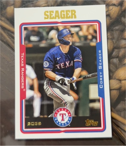 2025 Topps Archives #269 Corey Seager Texas Rangers — front
