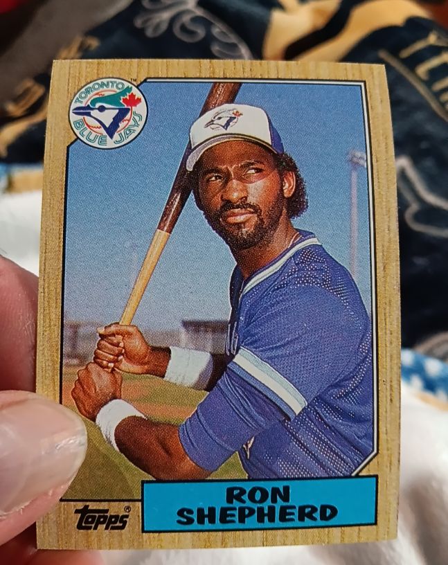 1987 Topps #643 Ron Shepherd — front