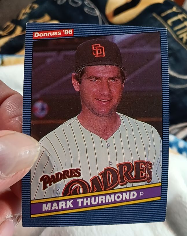 1986 Donruss #261 Mark Thurmond — front