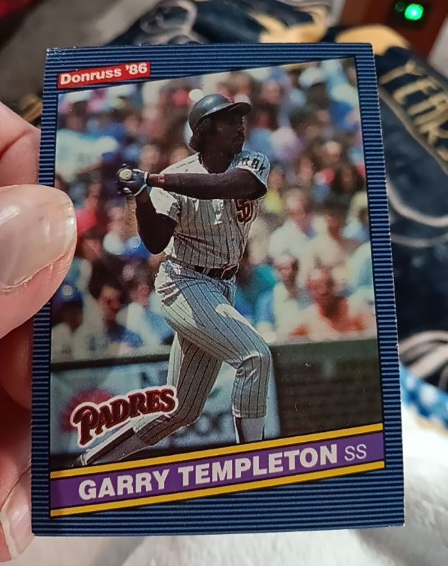 1986 Donruss #202 Garry Templeton — front