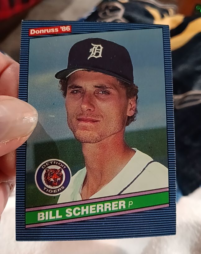 1986 Donruss #516 Bill Scherrer — front