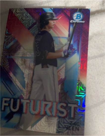 2021 Bowman Chrome #FUT-ZV Zac Veen Futurist — front