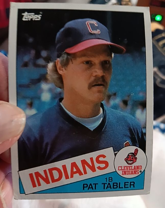 1985 Topps #158 Pat Tabler — front