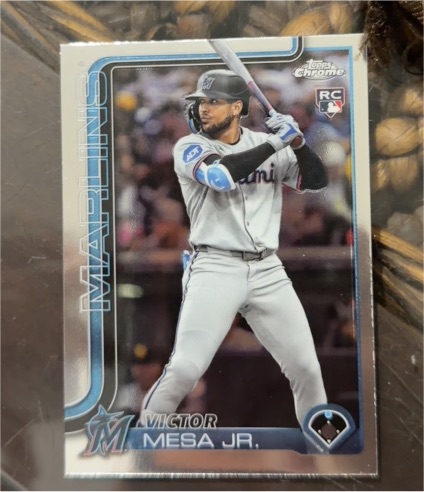 2025 Topps Chrome Update #USC4 Victor Mesa Jr. — front