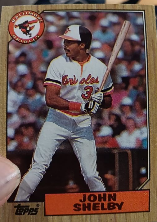 1987 Topps #300 John Shelby — front