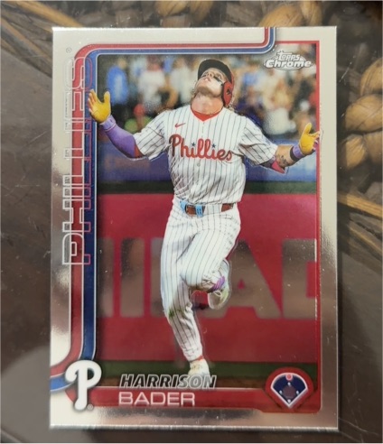 2025 Topps Chrome Update #USC32 Harrison Bader — front
