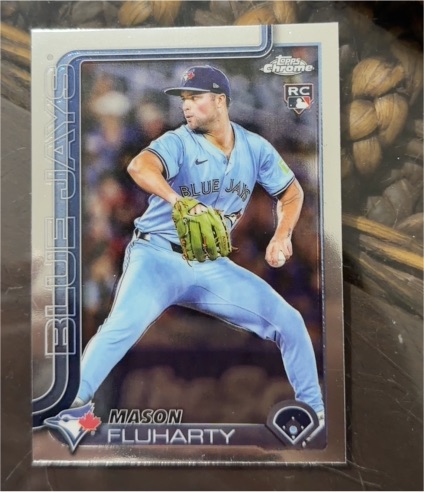 2025 Topps Chrome Update #USC161 Mason Fluharty — front