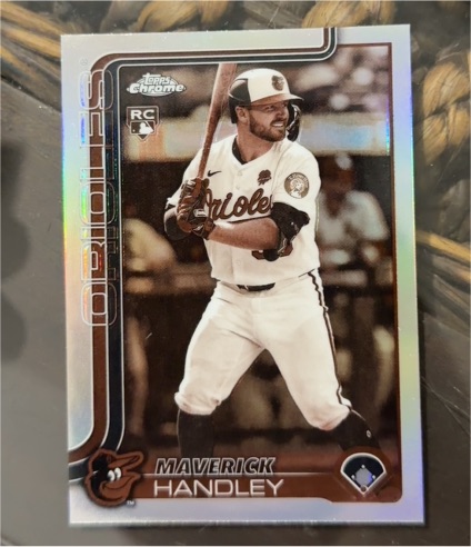 2025 Topps Chrome Update #USC58 Maverick Handley — front