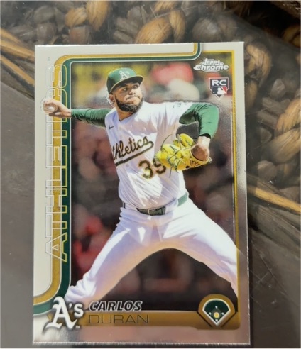 2025 Topps Chrome Update #USC84 Carlos Duran — front