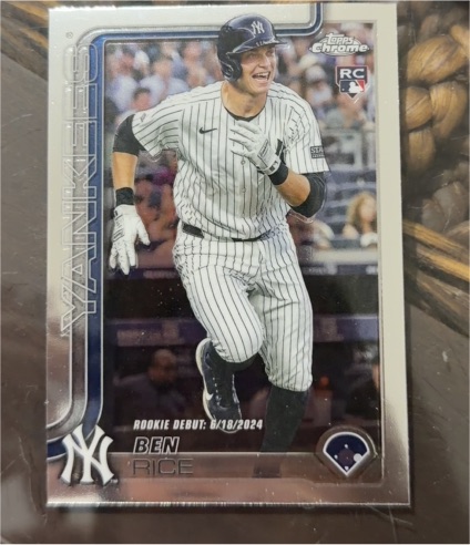 2025 Topps Chrome Update #USC138 Ben Rice — front