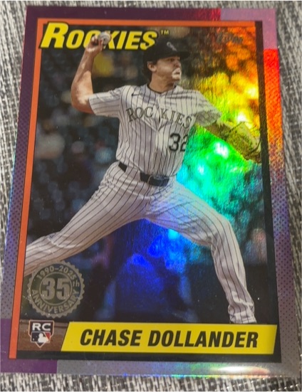 2025 Topps Update #U90-50 Chase Dollander — front