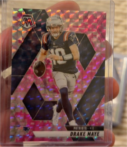 2025 Panini Mosaic #28 Drake Maye — front