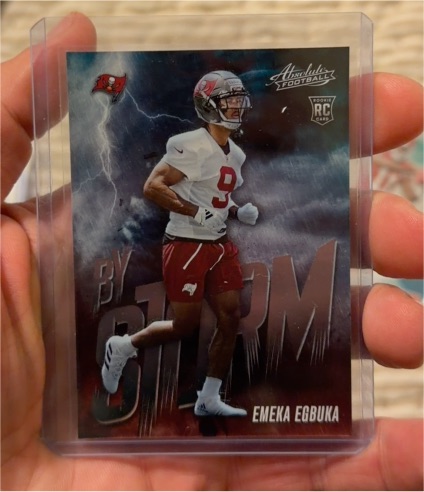 2025 Panini Absolute #4 Emeka Egbuka By Storm — front