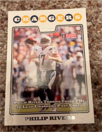 2008 Topps #323 Philip Rivers — front