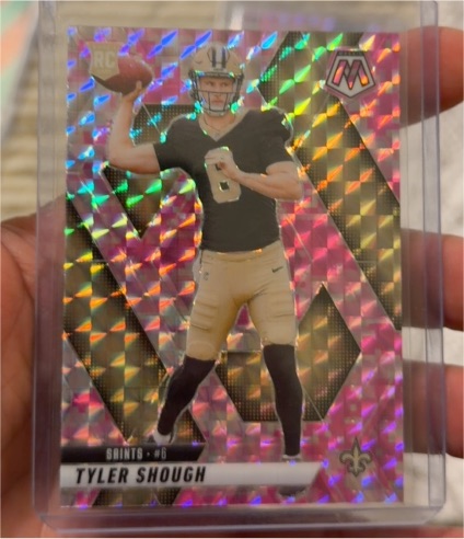 2025 Panini Mosaic #312 Tyler Shough — front