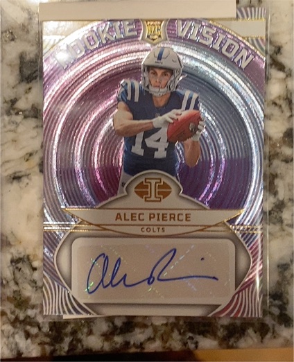 2022 Panini Illusions Rookie Vision #RVS-AP Alec Pierce — front