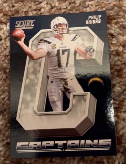2018 Score Captains #13 Philip Rivers — front
