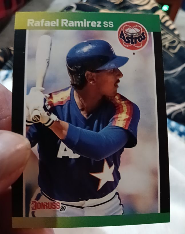 1989 Donruss #509 Rafael Ramirez Houston Astros — front