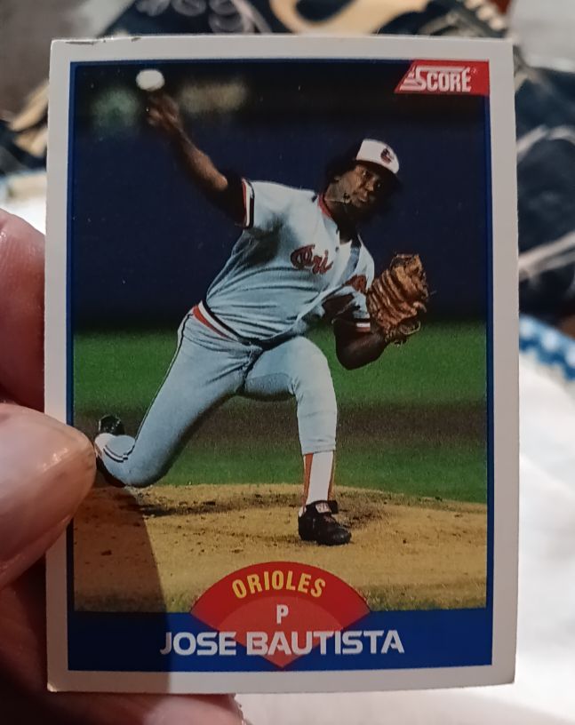 1989 Score #573 Jose Bautista — front
