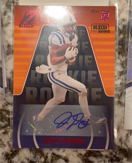 2023 Panini Zenith #159 Josh Downs Red Zone Rookie — front