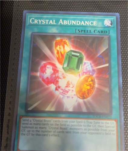 Yu-Gi-Oh! LCGX-EN166 Crystal Abundance — front