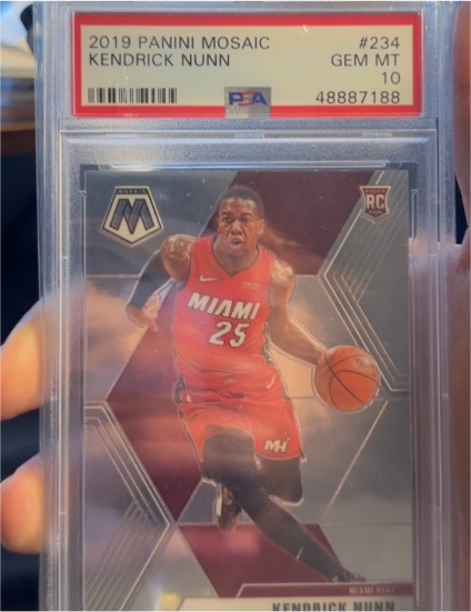 2019 Panini Mosaic #234 Kendrick Nunn — front