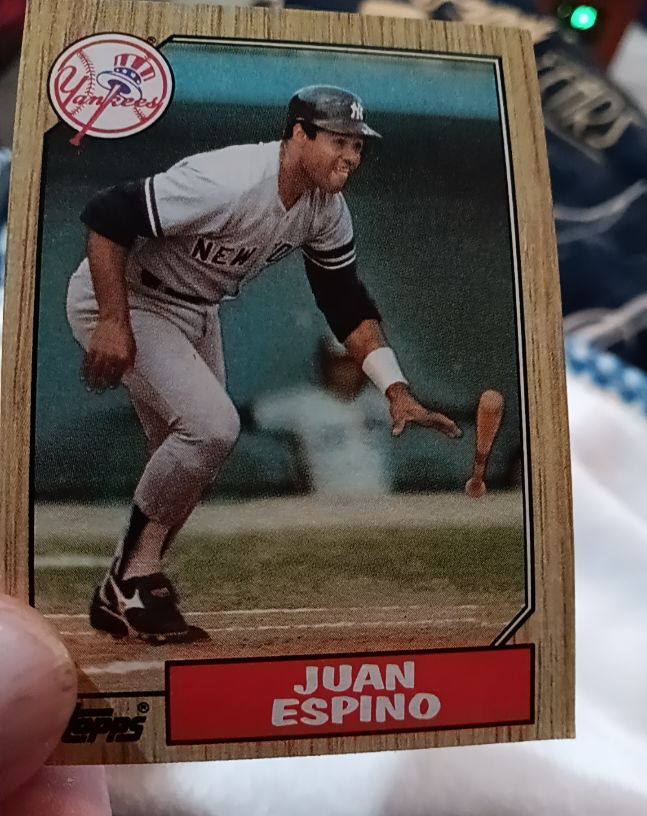1987 Topps #239 Juan Espino — front