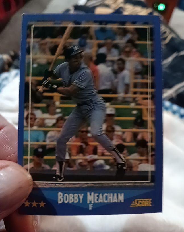 1988 Score #137 Bobby Meacham — front