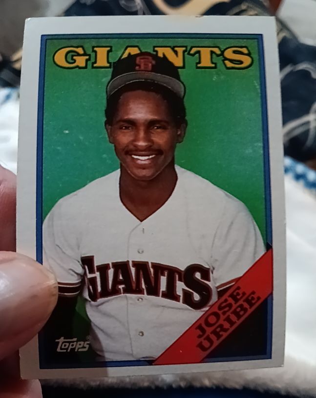 1988 Topps #302 Jose Uribe — front