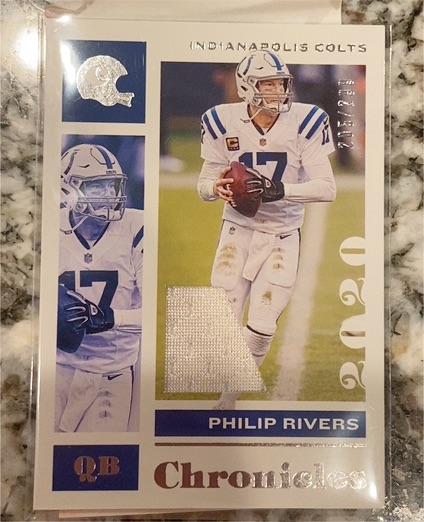 2020 Panini Chronicles #43 Philip Rivers — front