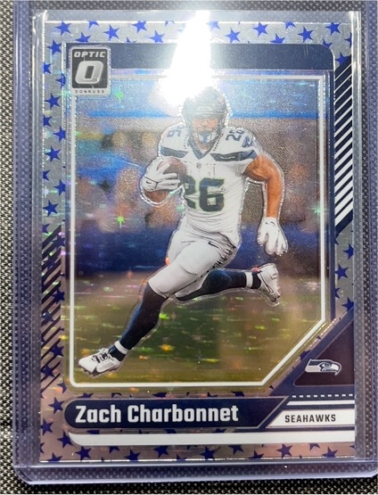 2024 Panini Donruss Optic #179 Zach Charbonnet — front