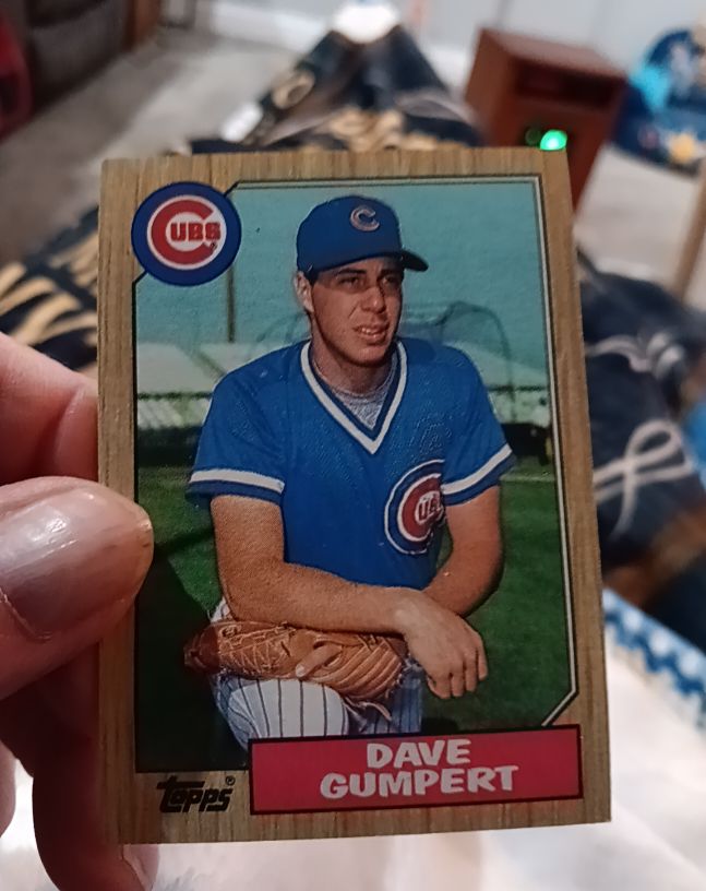 1987 Topps #487 Dave Gumpert — front