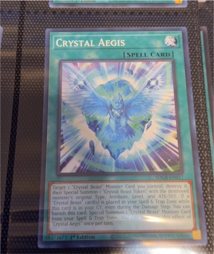 2020 Yu-Gi-Oh! SDCB-EN017 Crystal Aegis — front