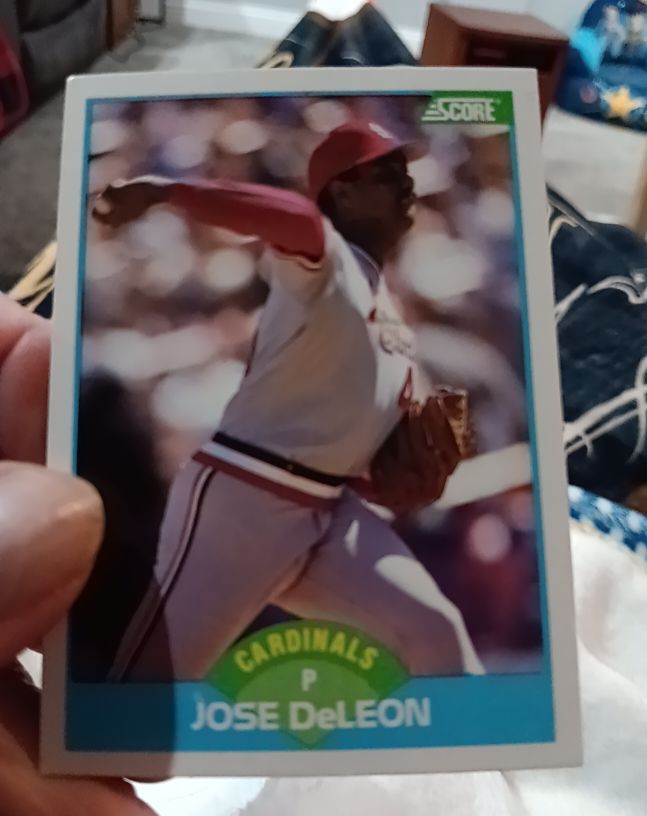1989 Score #115 Jose DeLeon — front