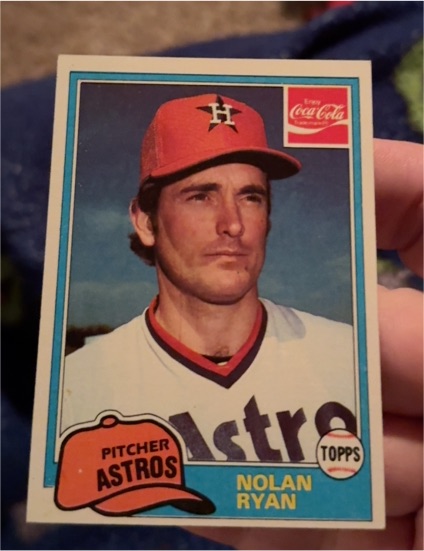 1981 Topps Coca-Cola #9 Nolan Ryan — front