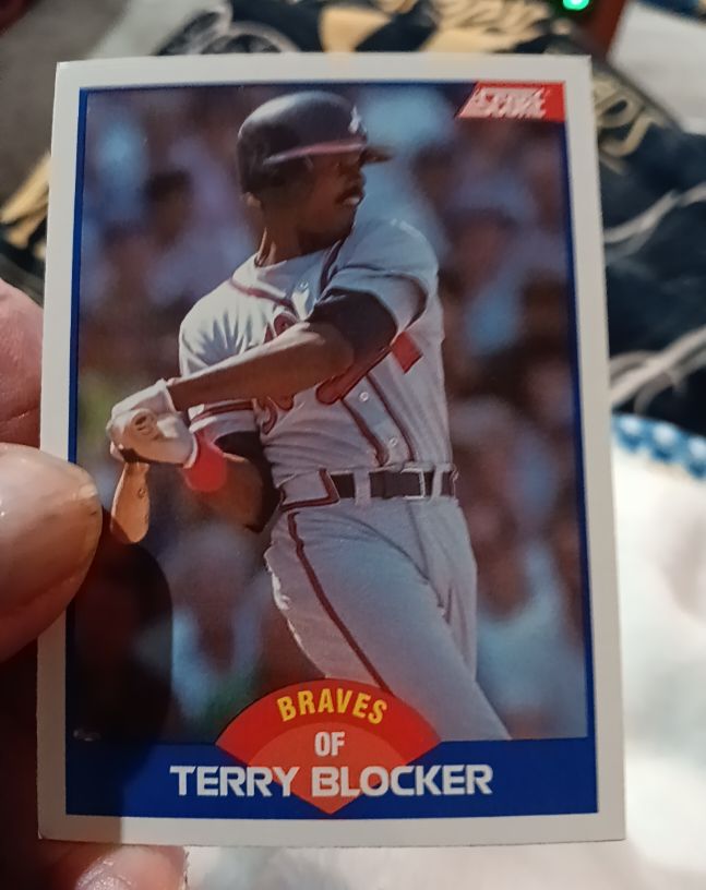 1989 Score #441 Terry Blocker — front
