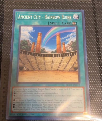 Yu-Gi-Oh! Ancient City - Rainbow Ruins SDCB-EN018 — front