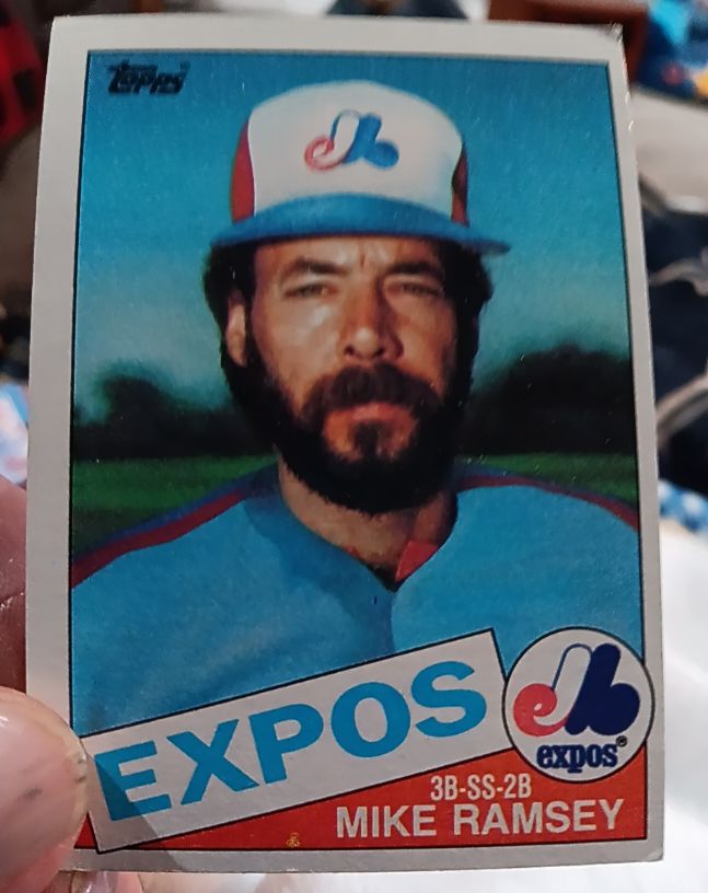 1985 Topps #62 Mike Ramsey Montreal Expos — front