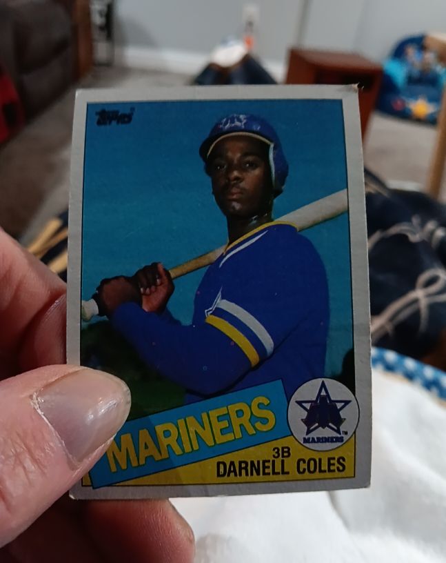 1985 Topps #108 Darnell Coles — front