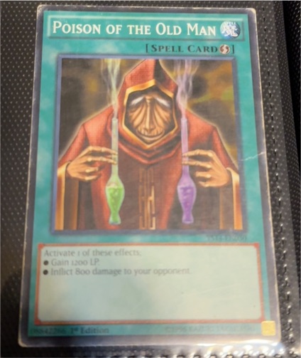 2004 Yu-Gi-Oh! MFC-033 Poison of the Old Man — front