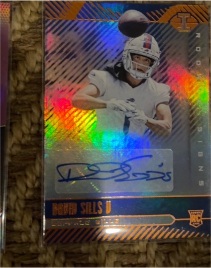 2019 Panini Illusions Rookie Signs #RS-DAS David Sills V — front