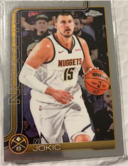 2025-26 Topps Chrome #25 Nikola Jokić — front